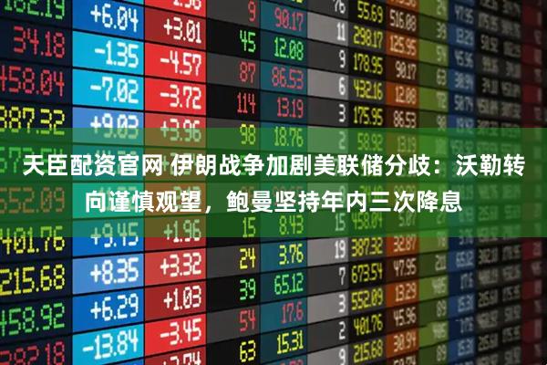 天臣配资官网 伊朗战争加剧美联储分歧：沃勒转向谨慎观望，鲍曼坚持年内三次降息